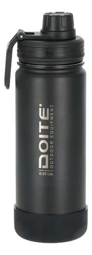 Botella Termo Active Black 530ml. Doite