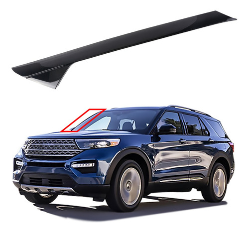 Derecho Moldura Parabrisas Para 2011-2018 2019 Ford Explorer