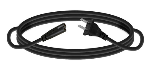 Cable De Corriente Dos Polos Para Cargador De Laptop 1.5mts