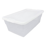 Caja Contenedor Organizador Almacenamiento Zapatera Blanco