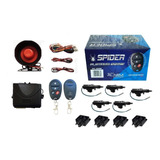 Alarma Spider Sr-2200 + 5 Seguros Electricos + 4 Relays