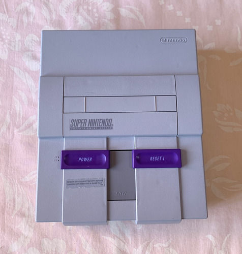 Sns-001 Consola Super Nintendo Snes - Sin Cables Sin Control