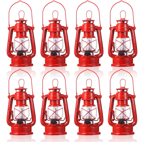 Farol Led Vintage De Huracan De 8 Pulgadas, 12 Luces Led Cal