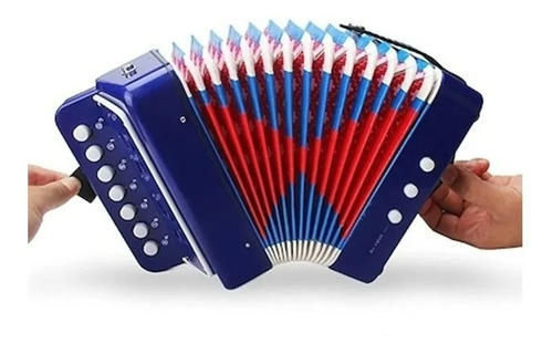 Acordeon Para Niños 7 Botones J Meister Mc103wbl Infantil 