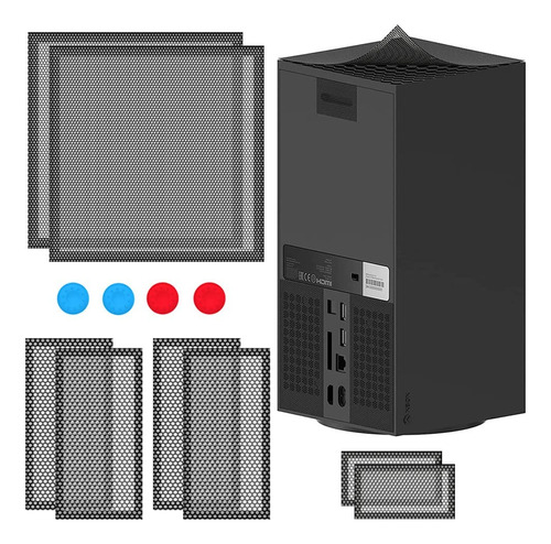 Kit 2 Filtros Anti Polvo Para Consola Xbox Series X + Agarre