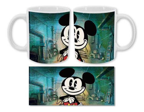 Mug Pocillo Taza Mickey Mouse Para Niño O Adulto