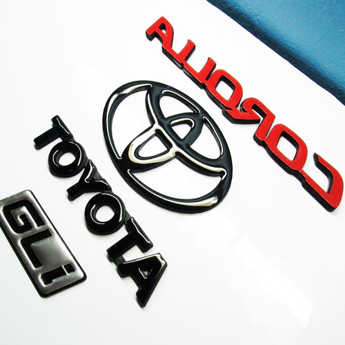 Emblemas Toyota Corolla Gli Insignias Pega 3m Foto 3