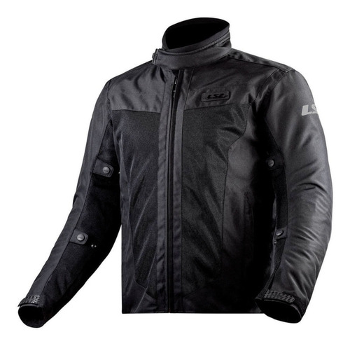 Campera Ls2 Cordura Predator Hombre Negra