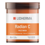 Lidherma Radian C Máscara De Vitamina C  Da Firmeza Y Aclara