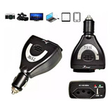 Tomada Carro 75w Para 110v Inversor Conversor Usb Veicular 