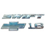 Kit Emblemas Chevrolet Swift 1.6 Logo Plateado 3piezas Suzuki Swift