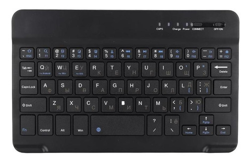 Teclado De Aluminio Bluetooth Inalámbrico Ruso Universal De