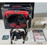 Virtual Boy Nintendo Na Caixa Com Manuais + 1 Jogo Original.