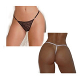 Tanga Hilo Sexy Encaje Set X 7 