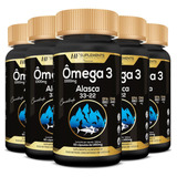 Kit 5x Omega 3 Importado Eua Concentrado 60caps 1450mg