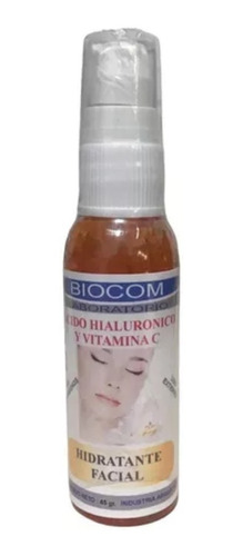 Gel Hidratante Facial Con Acido Hialuronico 45gr Biocom