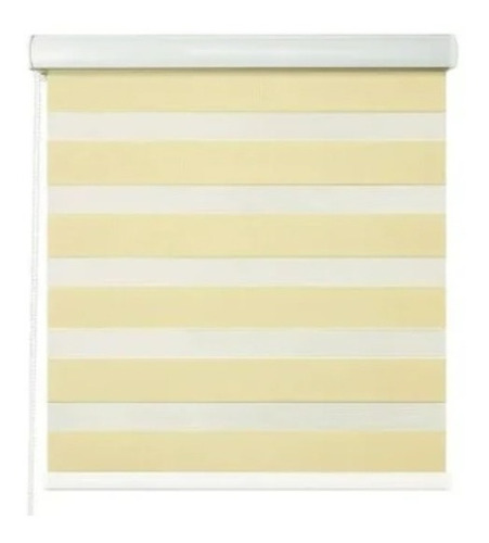 Cortina Roller Blackout Persianas Roller 120x200 Beige Liso