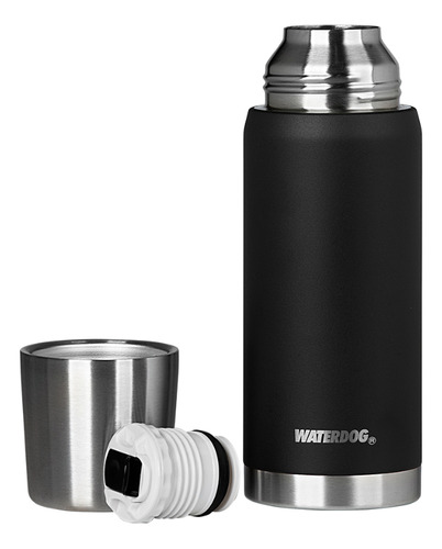 Termo Waterdog Obus Obus750bk De Acero Inoxidable 0.75l Blac