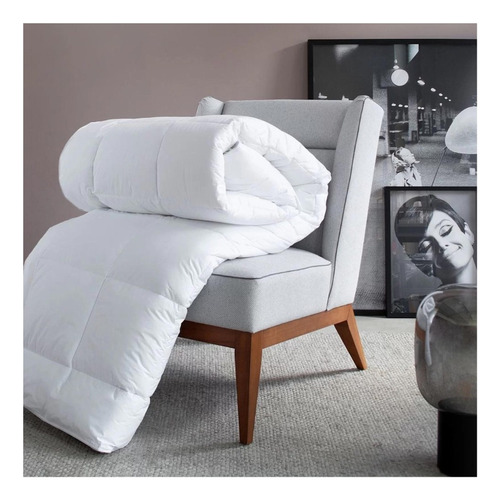 Edredom Intense King Branco Para Capa Duvet Buddemeyer