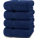 Utopia Towels Juego De 4 Toallas De Baño Premium (27 X 54 Pu