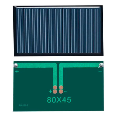 Mini Celda Solar 5v 100ma 80x45mm 0.5w Panel Fotovoltaico | MercadoLibre