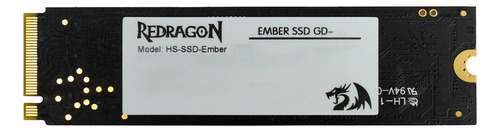 Ssd Redragon Ember 256gb Nvme M.2 2280 - Gd-406 Cor Preto