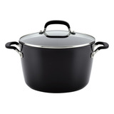 Olla 7.6l Tapa Vidrio Kitchenaid Antiad Anodizad Negro 84805