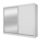 Guarda Roupa Verona Plus 1 Porta Espelho Made Marcs - Branco