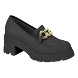 Sapato Feminino Moleca Oxford Salto Alto Conforto 5777101