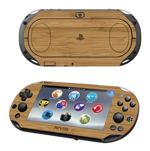 Skin Ps Vita Slim Madera Bamboo (0048)