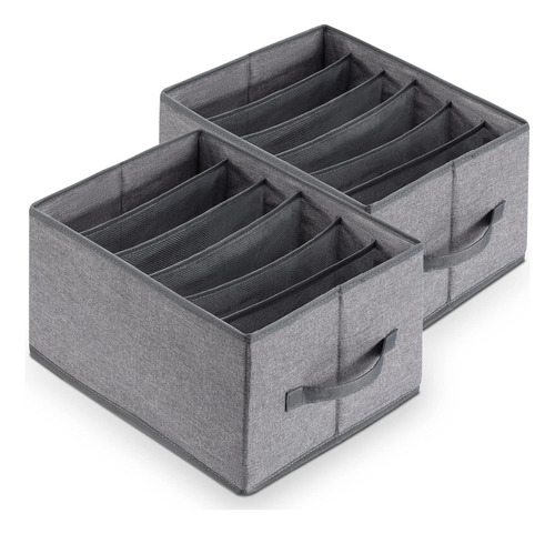 2 Pcs Caja De Almacenamiento De Ropa Organizadoras Plegable