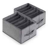 2 Pcs Caja De Almacenamiento De Ropa Organizadoras Plegable