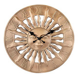 Reloj De Pared Bulova Sunrise, 143, Bronce Dorado [u]