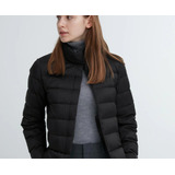 Campera Uniqlo Mujer Ultra Light Down. Negra. Talle Large