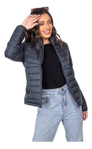 Campera Abrigo Mujer Inflable Pluma Sintetica Buckingham 