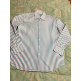 Hugo Boss Camisa Casual Para Caballero Talla 34 Rosa-azul