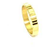 Par Alianzas Anillos Casamiento Oro 18k Facetadas 2 Grs 