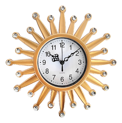 Reloj Análogo De Pared Plástico Clásico Con Cuarzo