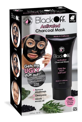 Black Mask Tubo 82ml Black Off Mascaril - mL a $206