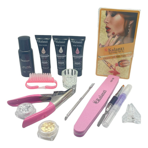 Polygel Kit | Kalanzi | 3 Colores Y Activador