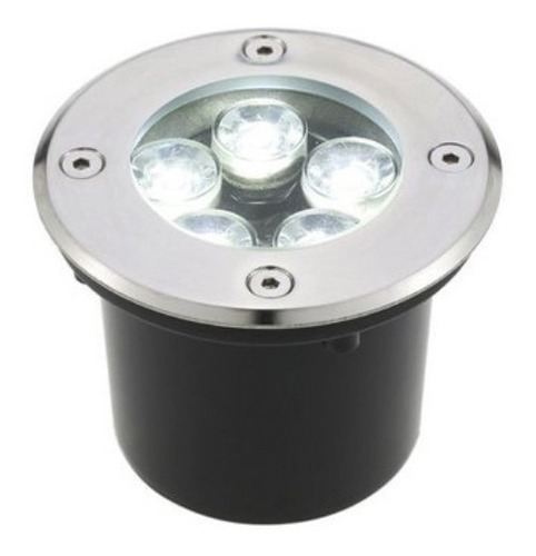 Kit 10 Balizador Luminária Led Chão Piso Jardim 5w Embutir