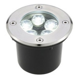 Kit 10 Balizador Luminária Led Chão Piso Jardim 5w Embutir