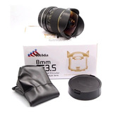 Gran Angular 8mm F3.5 Para Nikon D3000 D3100 D3200 D3500 Etc