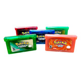 Pack 5 Juegos Pokemon Gba Repro Ingles Rojo Fuego Y Más