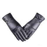 . Guantes De Piel De Lujo For Mujer Y Niña, De Invierno, Su