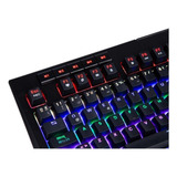 Teclado Gamer Mecanico Wayra X26 Luz Rgb Español Ñ Cable Usb Color Del Teclado Negro