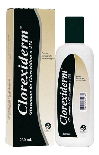 Shampoo Clorexiderm 230ml - Dermatite - Envio Imediato