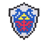 Imán Decorativo Escudo Hyliano Zelda Nintendo Pixel Art