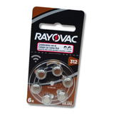 Pilas Para Audífono Rayovac Blister 6un