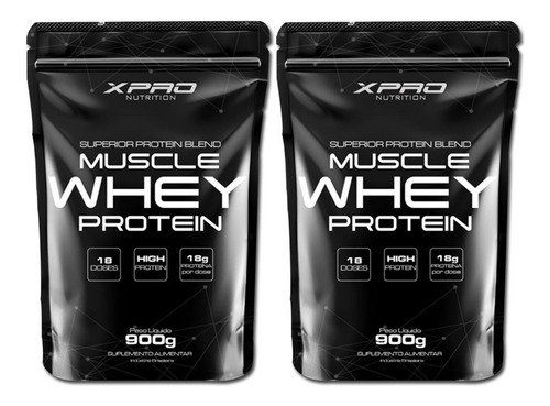 2 Unidades - Whey Blend Xpro Nutrition ( Refil 900g Cada )